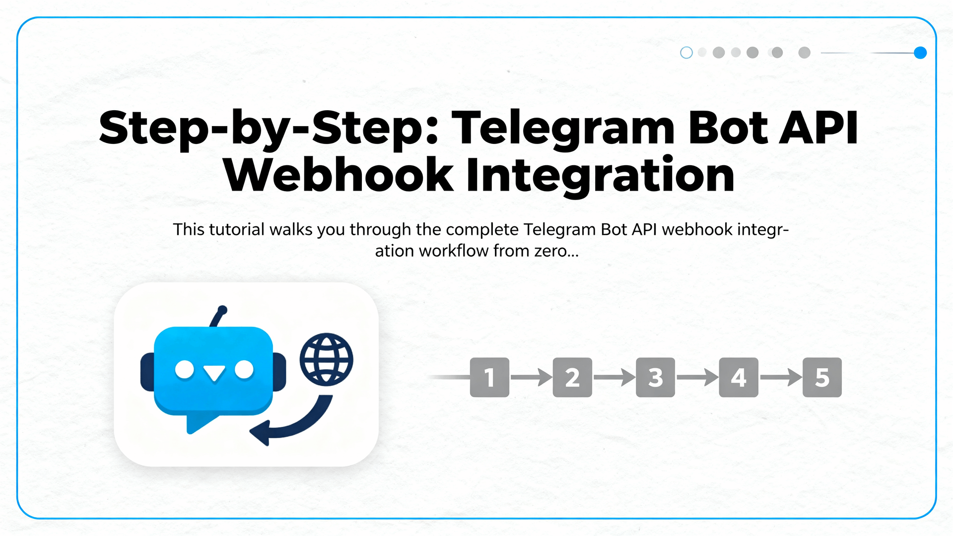 Step-by-Step: Telegram Bot API Webhook Integration