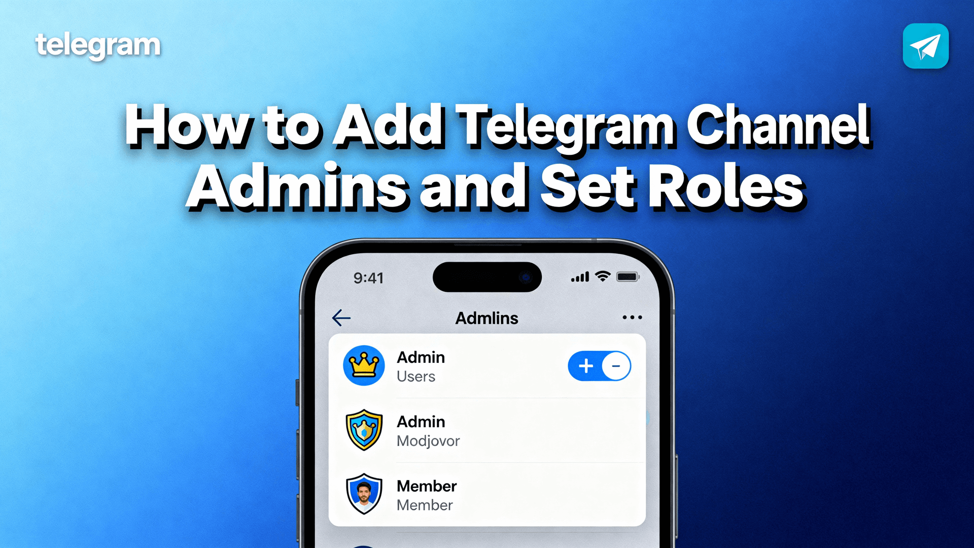 How to Add Telegram Channel Admins and Set Roles